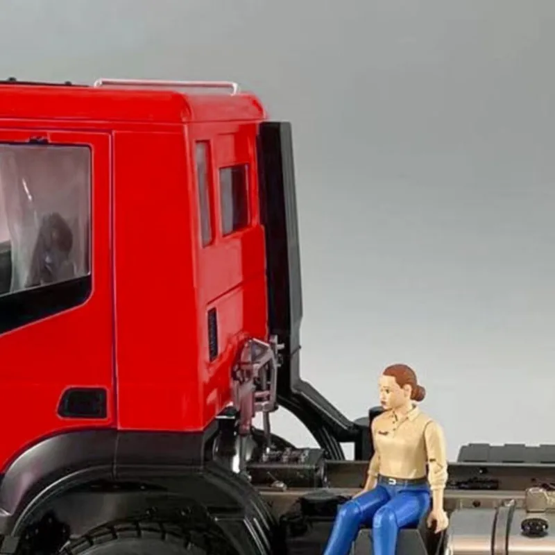 متوفر 1/14 RC جرار 6x6 شاحنة معدنية راديو التحكم رسمت تجميعها محرك السيارة الكهربائية نموذج ضوء الصوت لعبة السيارة الهدايا