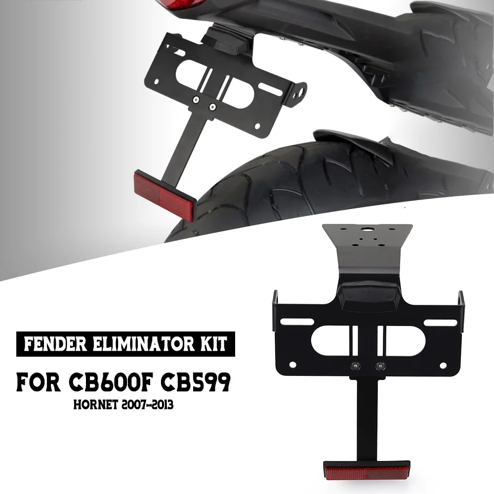 

For Honda CB600F CB599 Hornet 2007-2008-2009-2010-2011-2012-2013 License Plate Holder Tail Light Bracket Fender Eliminator Kit