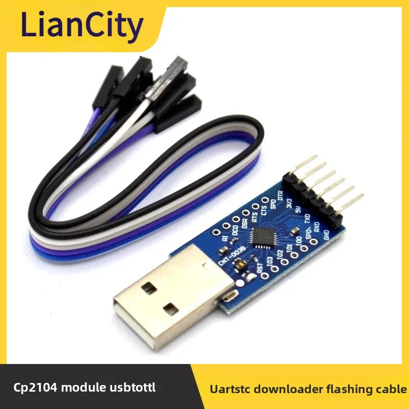 

CP2104Module USB TO TTL USBSerial Port Adapter ModuleUART STCDownloader Flash Drive