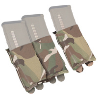 Double/Single 556 MAG Pouch MOLLE Elastic Storage Magazine Pocket M4 AR15 Outdoor Tools Bag Tactical Hunting Vest Accessories