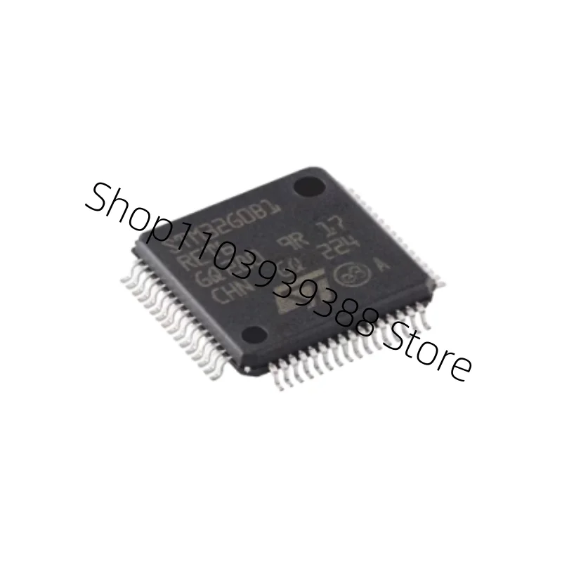 5Pcs New Original STM32G0B1RET6 STM32G0B1 Microcontroller IC 32-Bit Single-Core 64MHz 512KB (512K x 8) FLASH 64-LQFP (10x10)