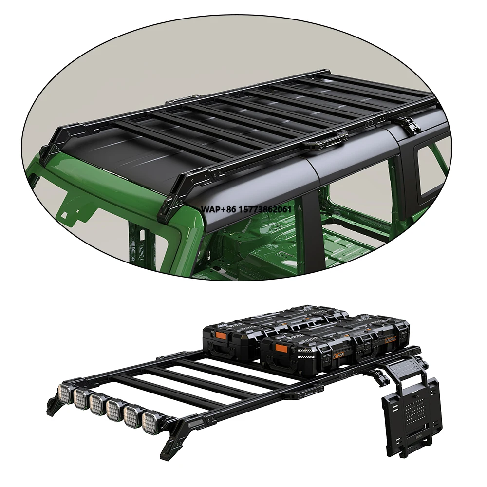 

Bronco Aluminum Alloy Roof Rack Cross bar Roof Rack Top Tent Hard Top Car Roof Racks