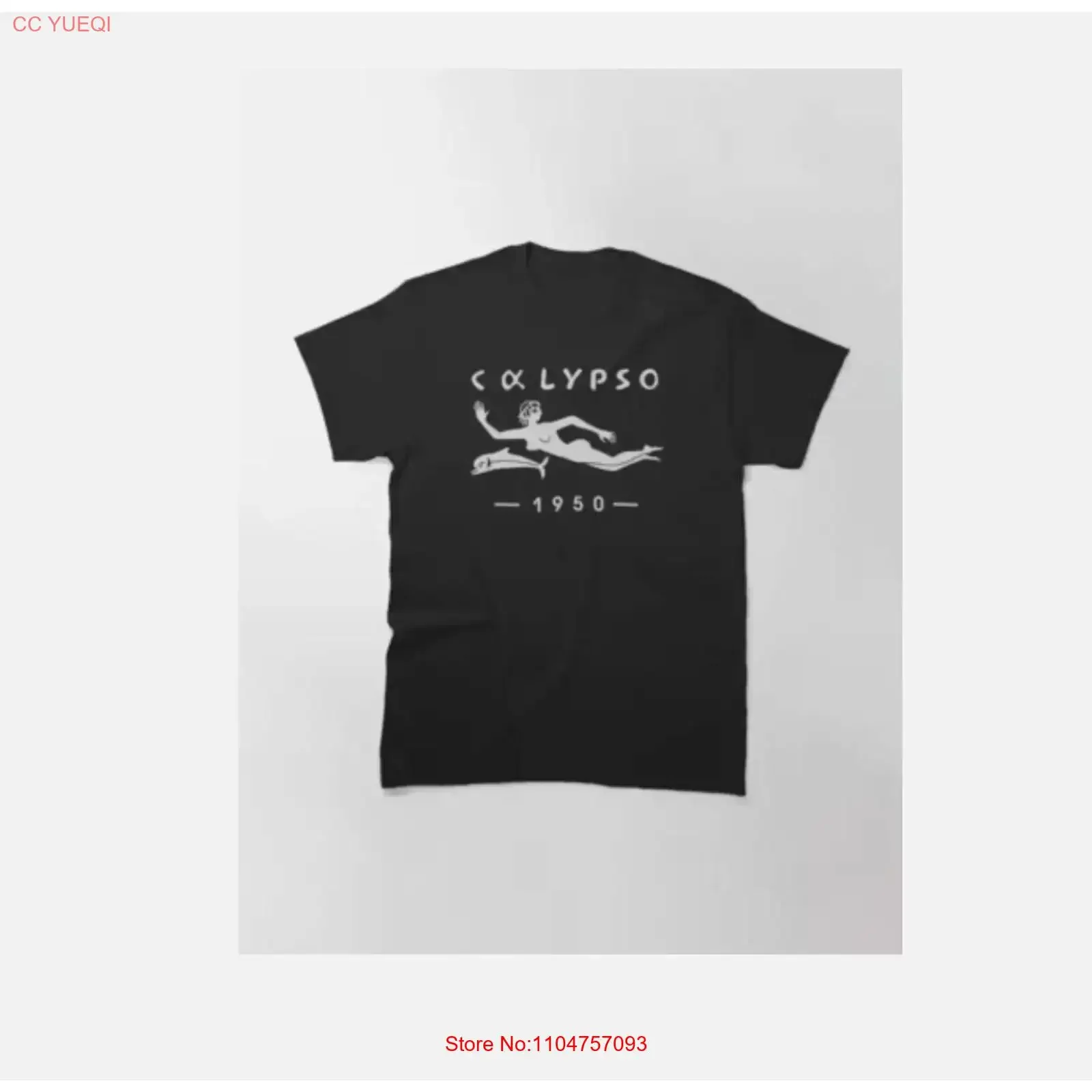 Nueva camiseta RV Calypso Jacques Yves Cousteau S 5XL vintage lavada para uso diario, ropa informal ligeramente elegante