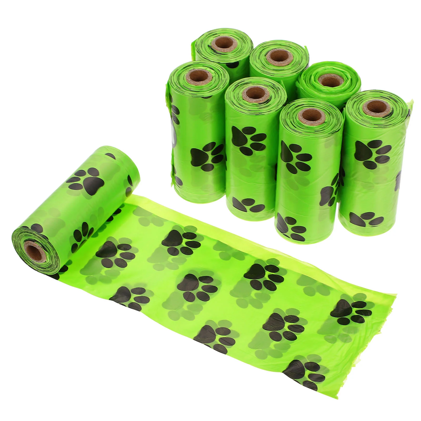 

8 Rolls Thick Leak Proof Poop Bags Dog Poo Bags Disposable Poop Bags Pouches Portable Dog Poop Bags poo bags dogs