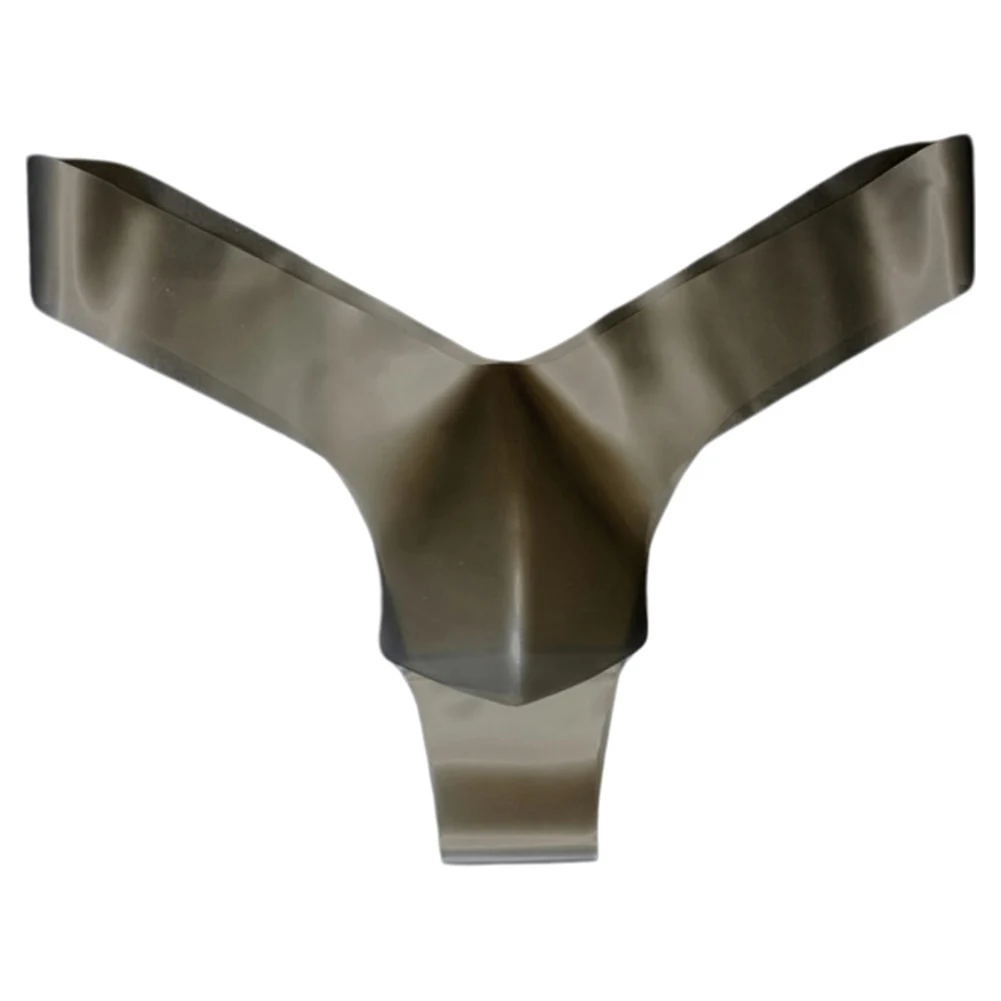 

Mens Latex Bulge Pouch Thongs Briefs Seamless Breathable Underwear For Hot Man Transparent Underpants Men's Triangular Panties