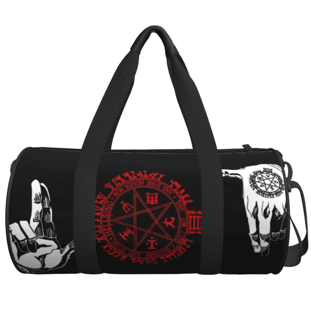 

Alucard Hellsing спортивные сумки большая спортивная сумка Оксфорд мужская сумка на заказ дорожная тренировочная винтажная сумка для фитнеса