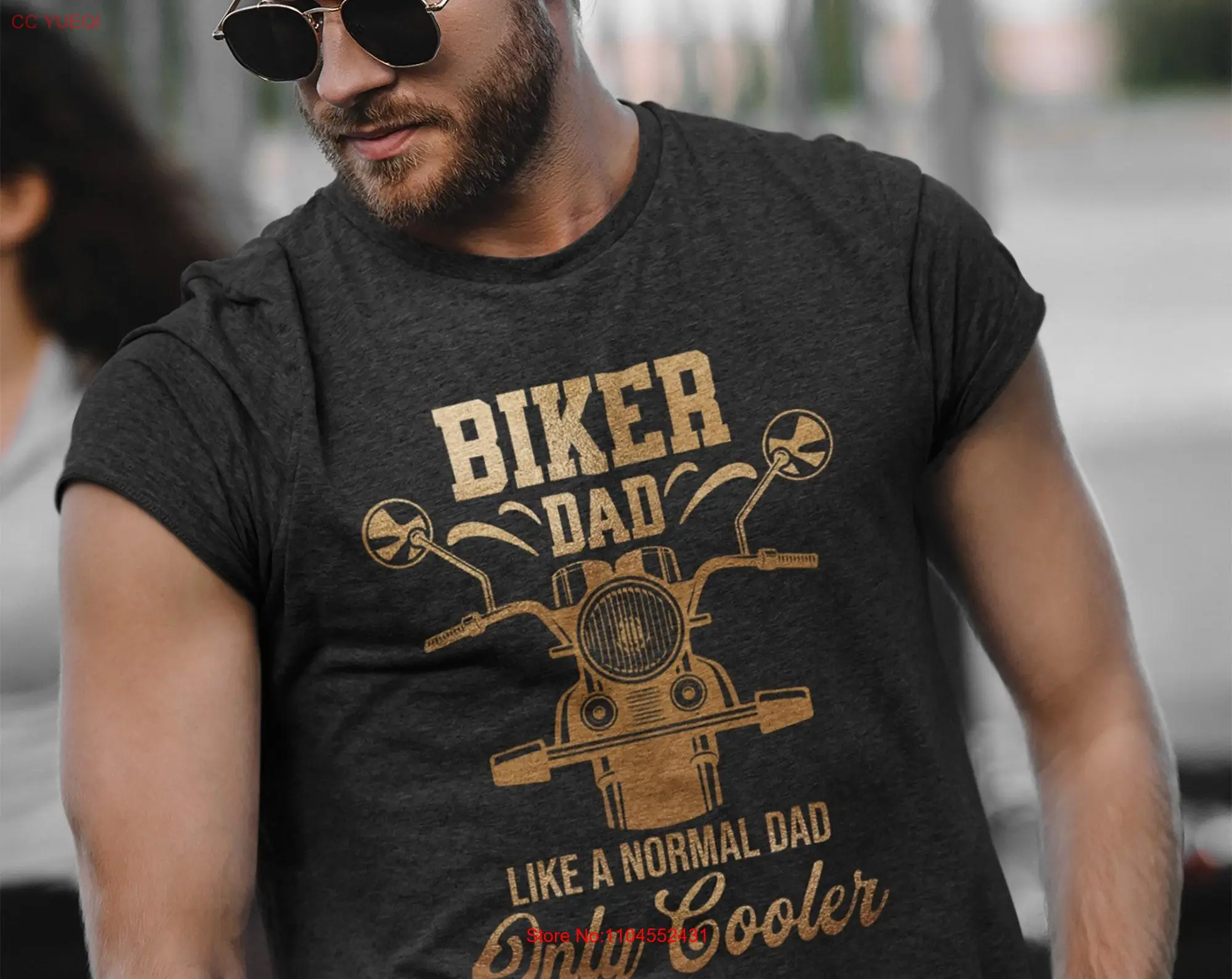 

Забавная байкерская футболка для папы, как нормальная, только кулер для мотоциклиста, мотоциклиста, мотоцикла с длинными или короткими рукавами