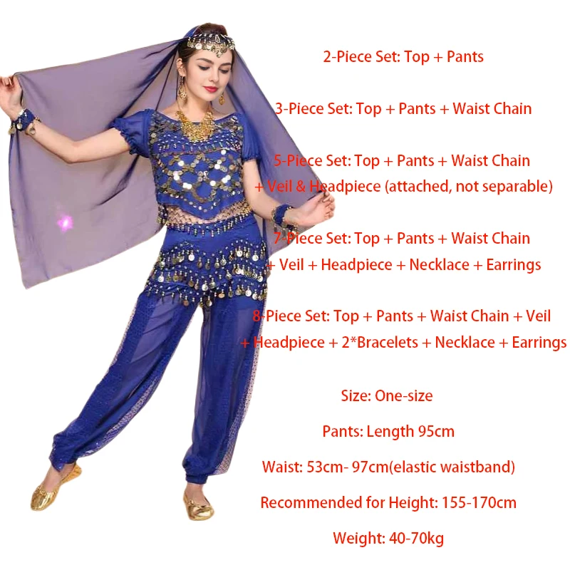 2025 جديد الكبار ملابس رقص البطن تأثيري أداء الرقص الهندي الزي مع تسليط الضوء على السراويل مجموعة ممارسة البدلة للنساء