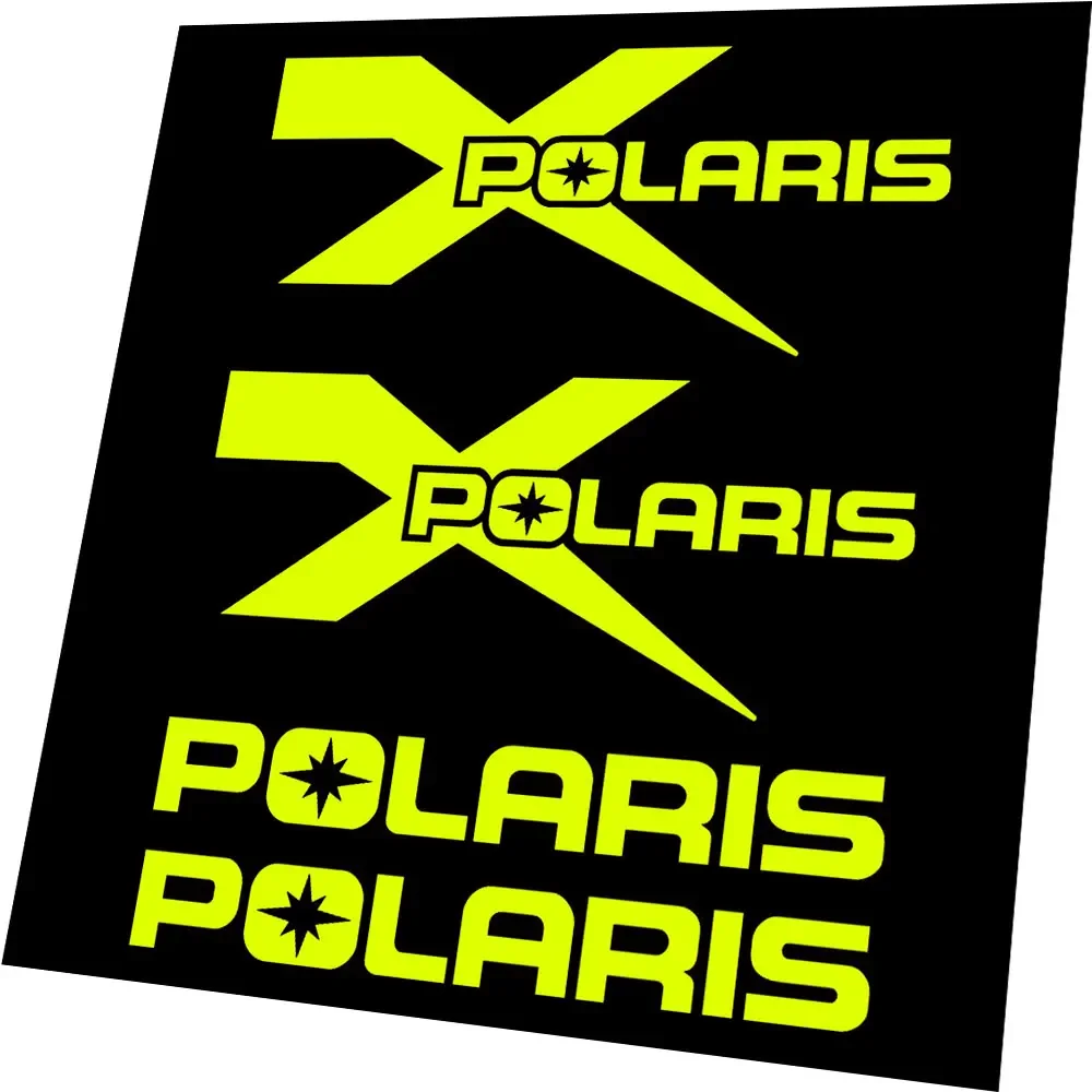 For Polaris Snowmobile ATV logo decal sticker seat side Quad jet - view 2