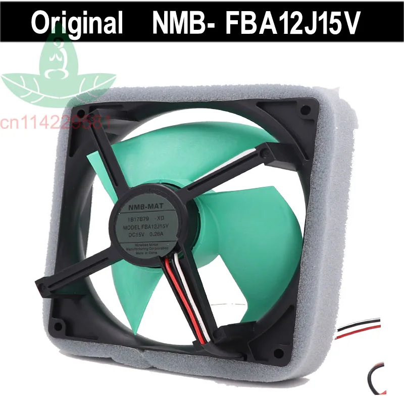 New For Sharp Refrigerator Cooling Fan motor NMB- FBA12J15V 15V 0.28A NMB- MAT FBA12J15V