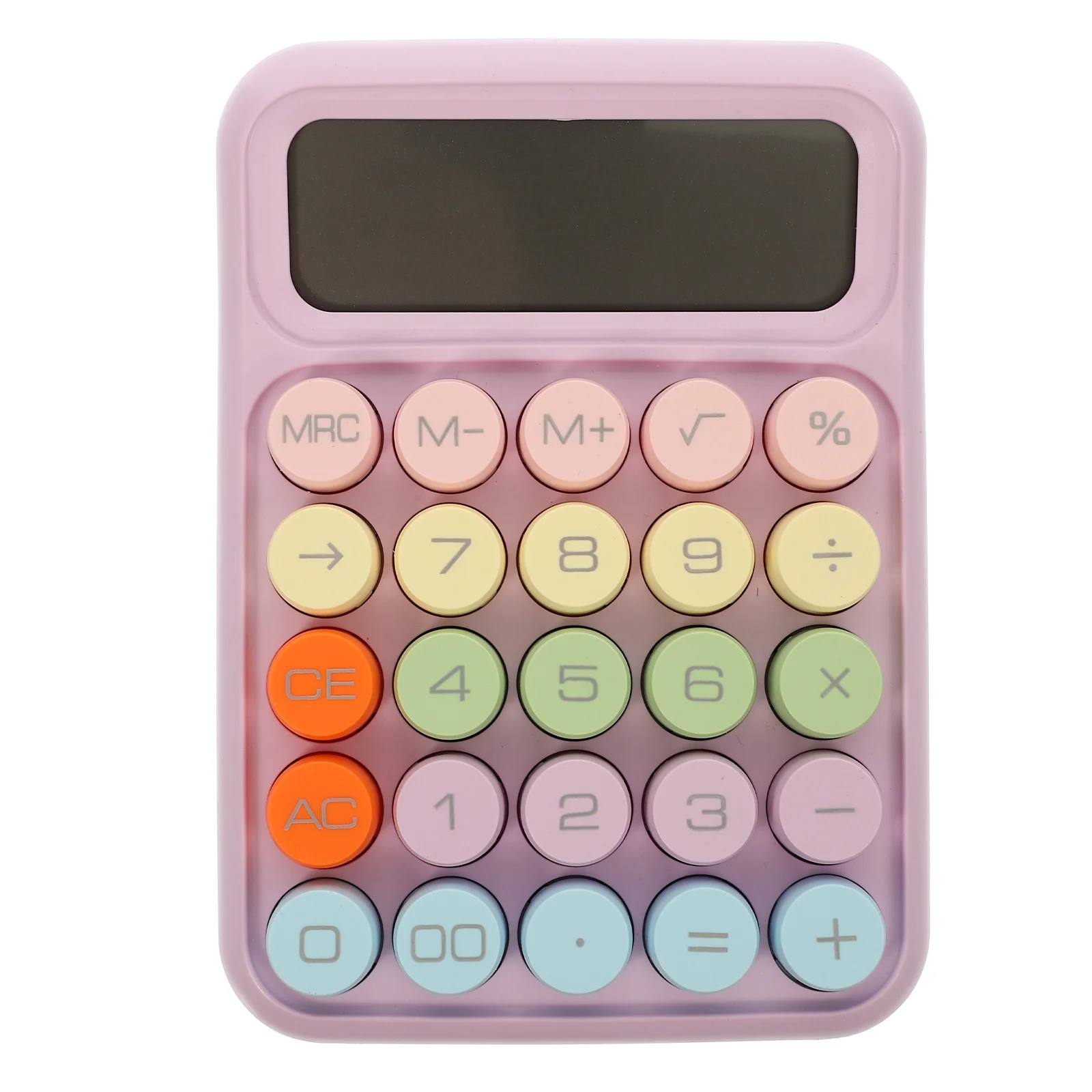 

Small Desktop Portable Basic Office Calculator For Students Math Learning Tool Decorative Non-Skid Table Calculator