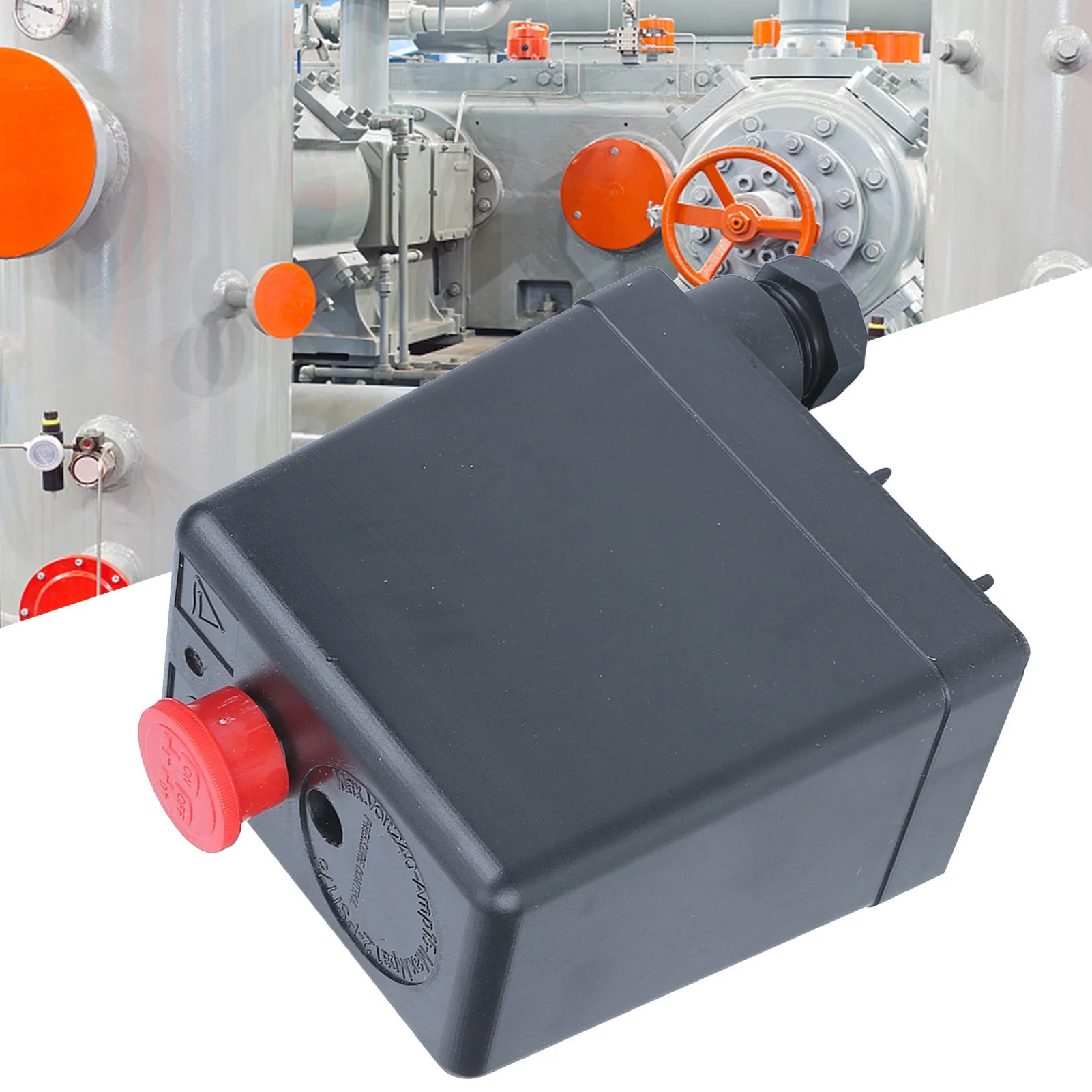 

Control Valve Pressure Control Valve Single Hole 0.5‑1.2MPa (72.5~175psi) 220V G1/4"