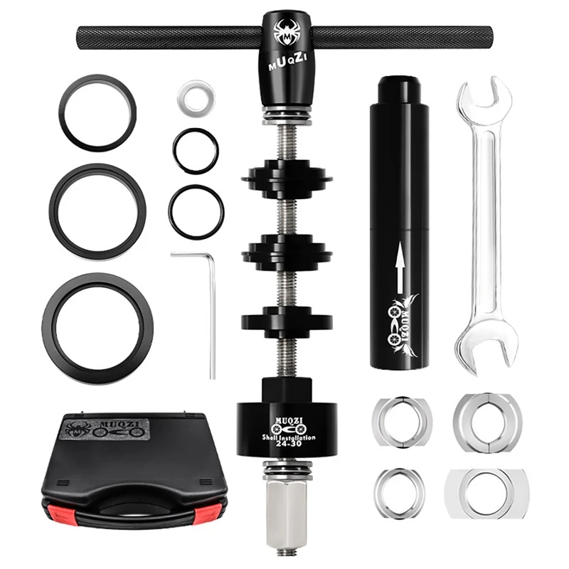 

New MUQZI Mountain Bike Road Fixes Gear Bicycle Axle Center Press-In Shaft Static Installation Tool Suit BB86/30/92/PF30