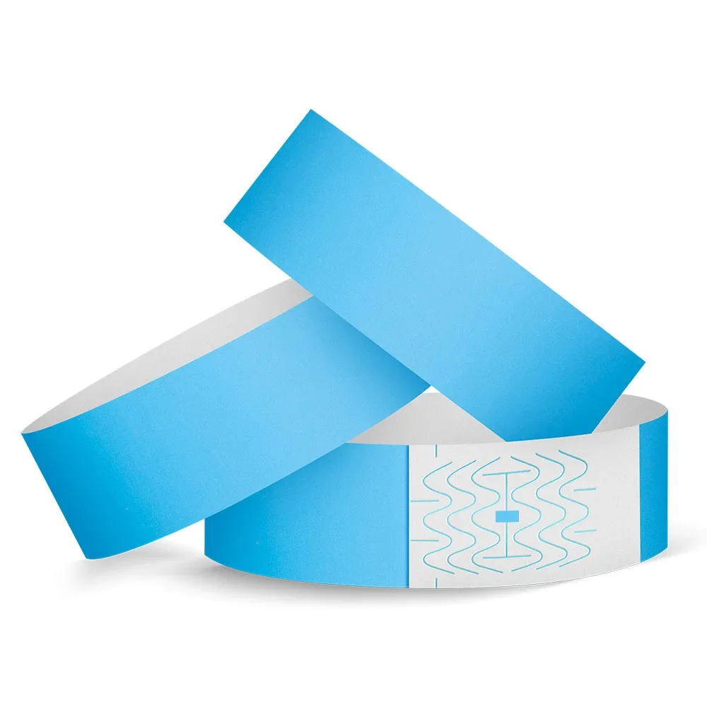 600pcs Party Wristbands Conference Event Tickets Paper Bracelet Synthetic Paper Plastic for Tyvek Wristbands Sticky Wristband view 5