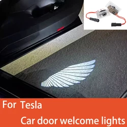 Car door lights welcome lights night signal lights for Tesla Model 3 Model Y Model S Model X exit warning lights