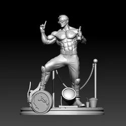 1/24 75mm 1/18 100mm 수지 모델 키트 피트니스 남자 전문가 조각 입상 도색되지 않은 색상 RW-1226