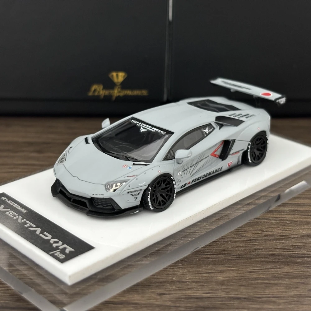 Onemodel 1:64 Liberty Walk LP700 Battle Gray Resin Model Car