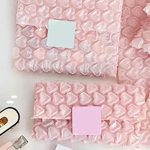

5pcs Pink And Rose Love Bubble Bag Gift Protection Bag Envelope Mail Bag Bubble Bag
