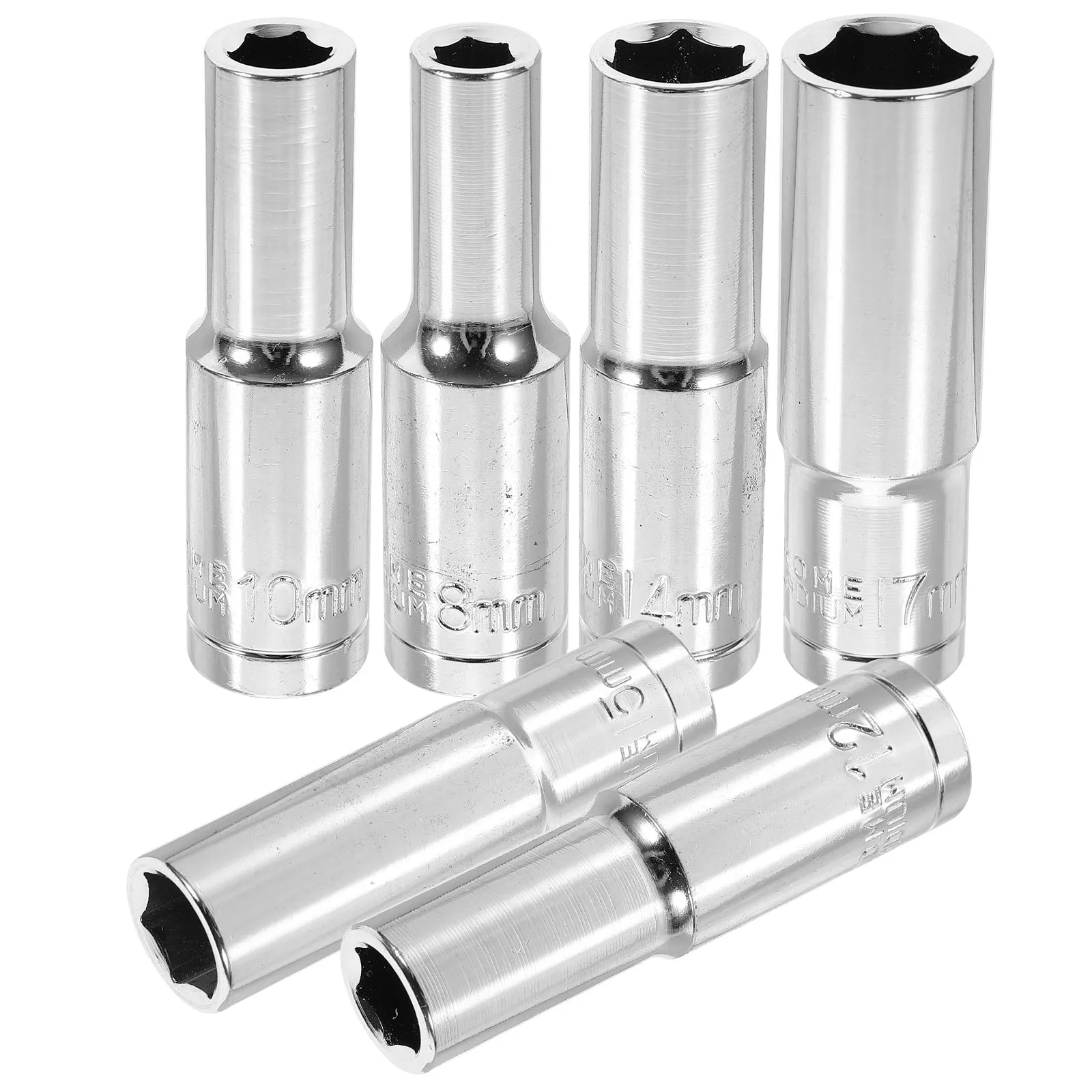 

1Set Screwdriver Socket Bit Set Sturdy 55 Steel Material for Impact Drill Smooth Fixing Assorted Handle Drill Adapter Wheel Axle