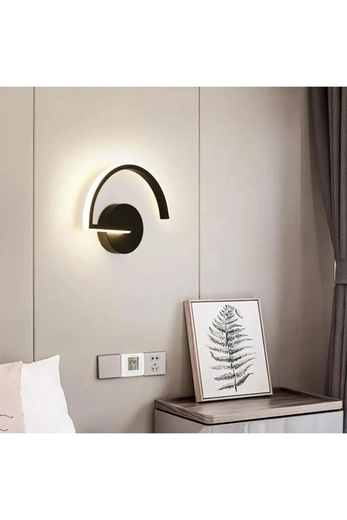 Black Architectural Style Daylight Led light Led Wall Lamp Modern Luxury Design Chandelier Wall Decoration