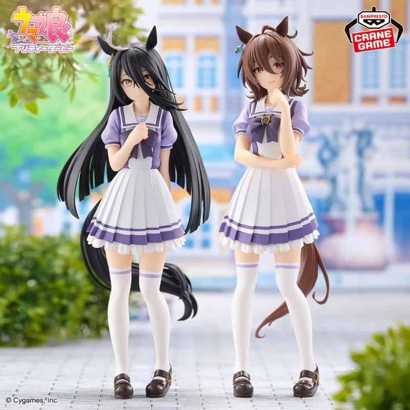 Bandai in Stock Original BANPRESTO Umamusume: Pretty Derby Anime -Manhattan Cafe&Agnes Tachyon- Action Figures Toys Collectible