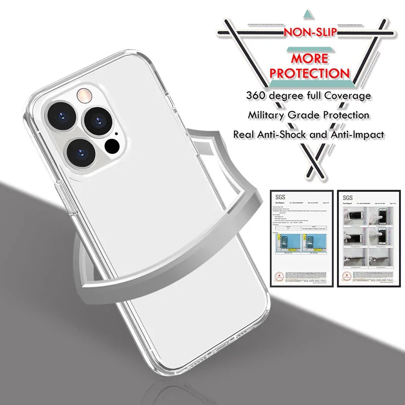 【Envío rápido】funda de teléfono suave transparente anticaída Compatible con iPhone 6/6S/7/8/8Plus/X/Xs Max/Xr/11/11Pro/11Pro Max