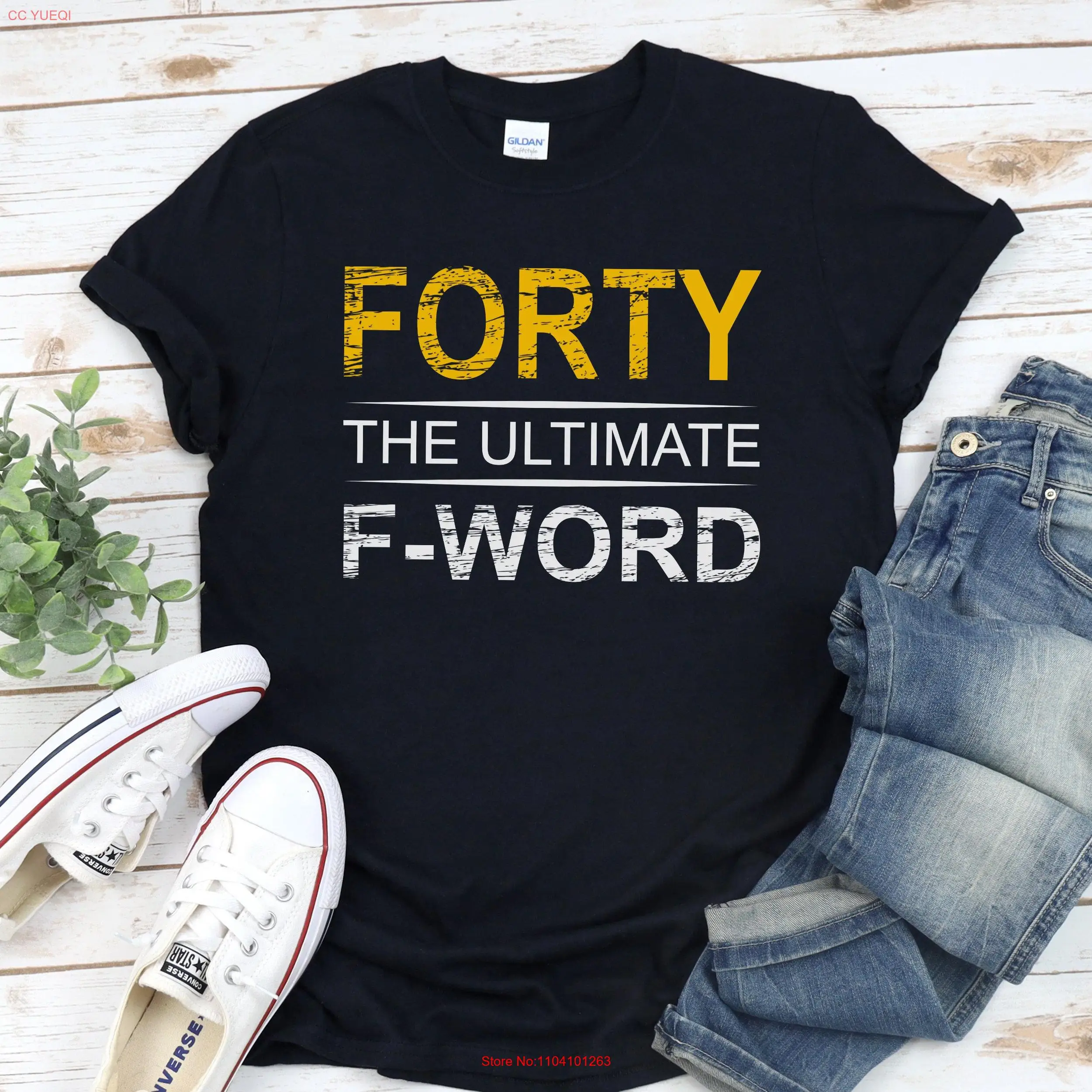 Funny 40th Birthday s for Women and Men Forty The Ultimate F Word T Shirt Bday Idea Mom Dad Husband Wife 40 Year Old