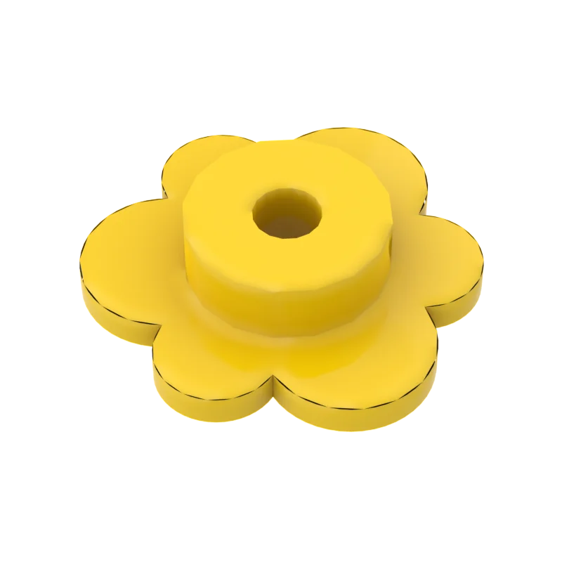 10Pcs MOC Parts 56750 3742 Flower Heads Compatible Bricks DIY Assmble Building Blocks Particle Kid Puzzle Brain Toy Gift