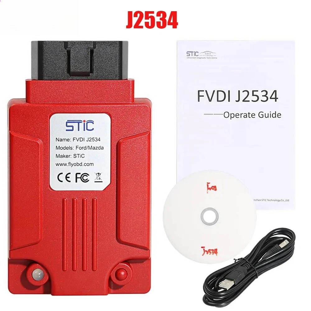 

SVCI J2534 Diagnostic Tool Support Online Module Programming Diagnosis V125 STIC for Ford & Mazda