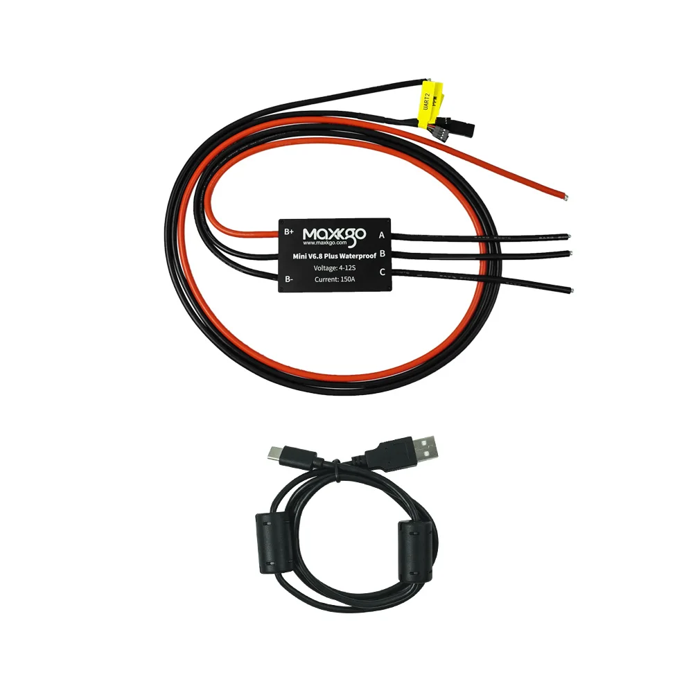 Flash Deal MAXKGO Mini FSESC6.8 ESC 60V 150A IP68 Waterproof Electric Speed Controller Based On VESC6 For DIY E-skateboard Efoil