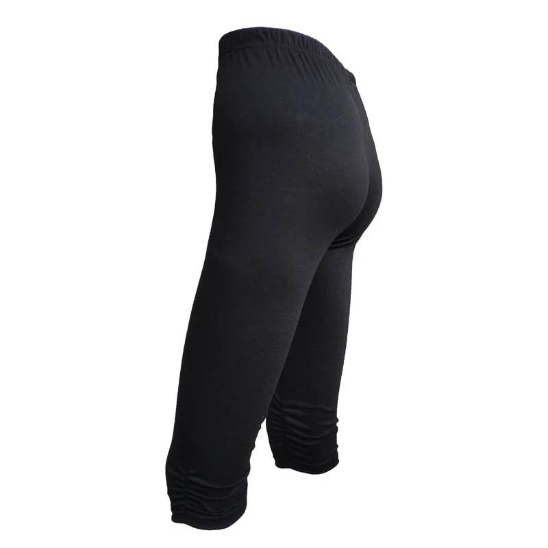 Women High Waisted Yoga Pants Squat Proof Cropped Training Tights Female Sports Fitness Gym Flex Capri Leggings For Ladies