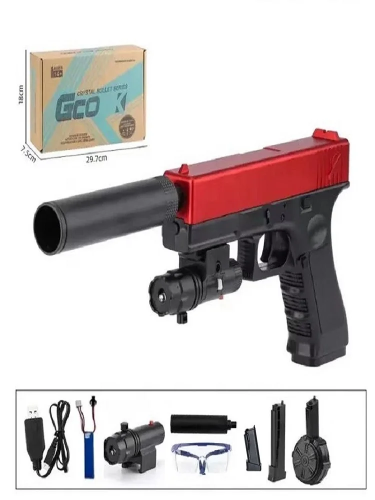 Nieuwe Automatische Schieten Airsoft Pistool Speelgoed Pistool Hydrogel Elektrische Paintball Pistool voor Volwassenen Jongens Outdoor Cs Schieten Gamehoot - afbeelding 2