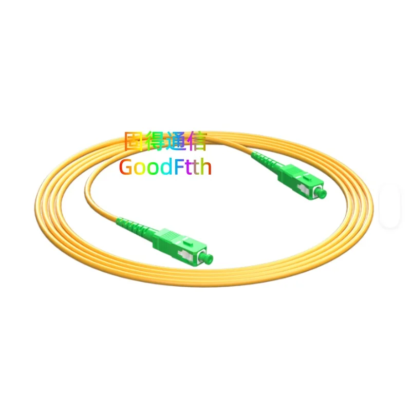 

Patch Cord Lead SC/APC to SC/APC SM G655 Simplex Cable Jumper GoodFtth