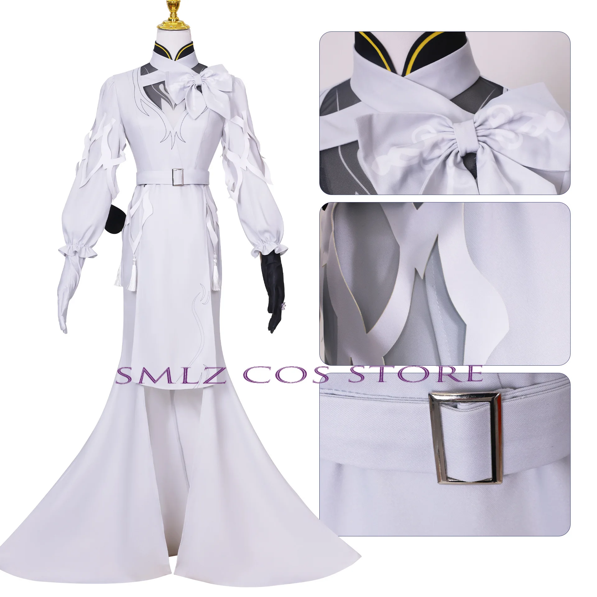 Anime Cosplay Traje para Mulheres, Jogo Honkai Star Rail, O Dahlia Role Play Dress, Party Outfit, Hat Set