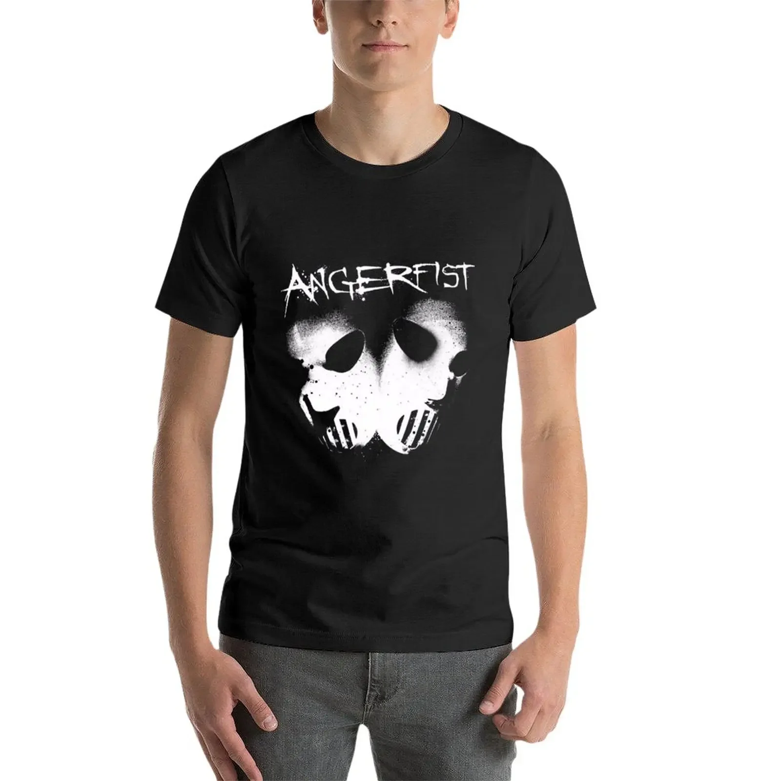 New angerfist T-Shirt plus size tops korean fashion shirts graphic cute clothes mens graphic t-shirts pack image 3