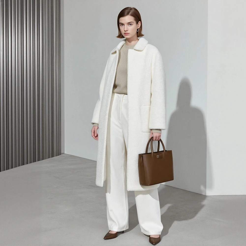 

Повседневное плюшевое пальто, осенне-зимняя одежда, женская модная верхняя одежда, удобный мягкий материал, модный стиль