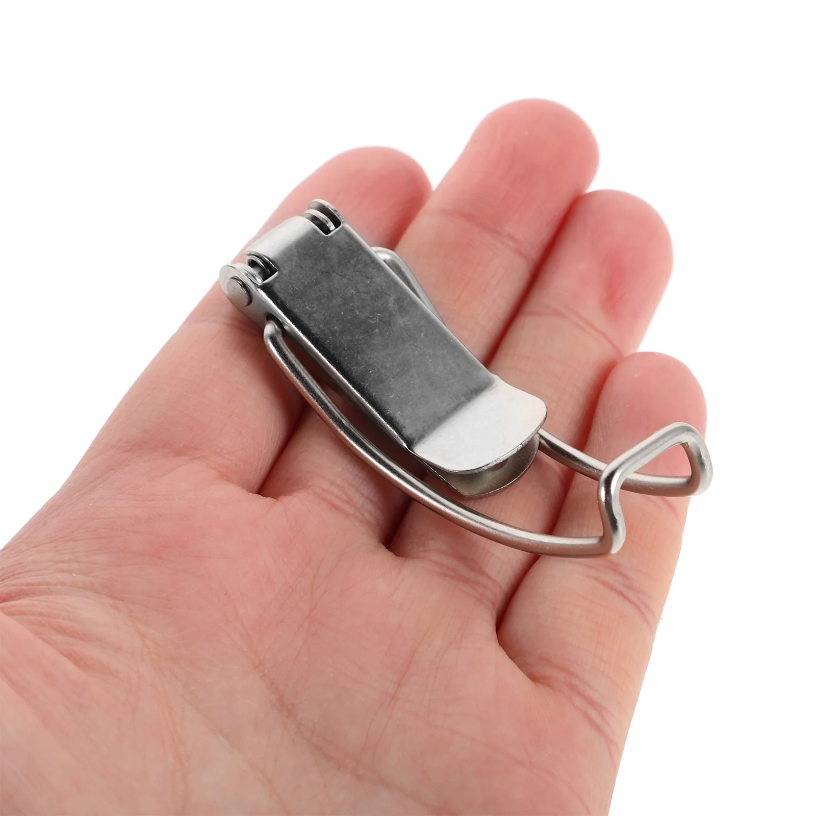 

8pcs Sealed Bucket Latch Spring Loaded Buckle Fastener For Thermal Containers Tight Seal Heavy Duty Metal Toggle Clasp Spring