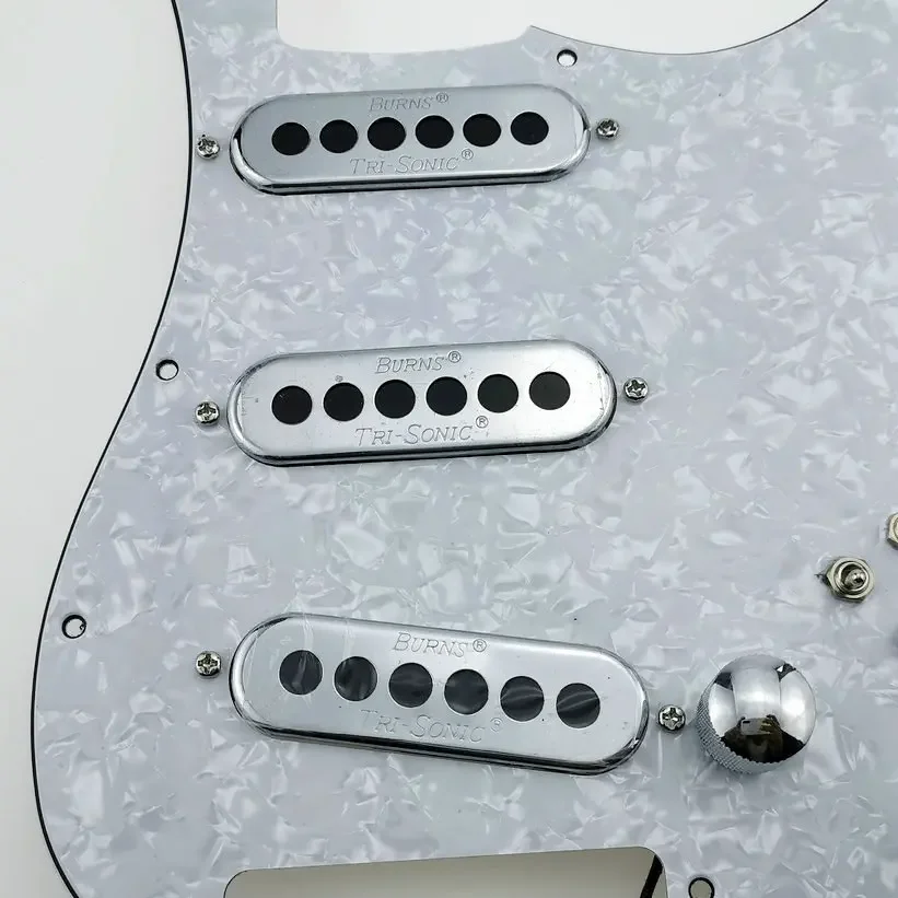 Loaded SSS Guitar Pickups, Light Yellow Pearl, White Pearl, Suitable for Brian May Guitar Parts