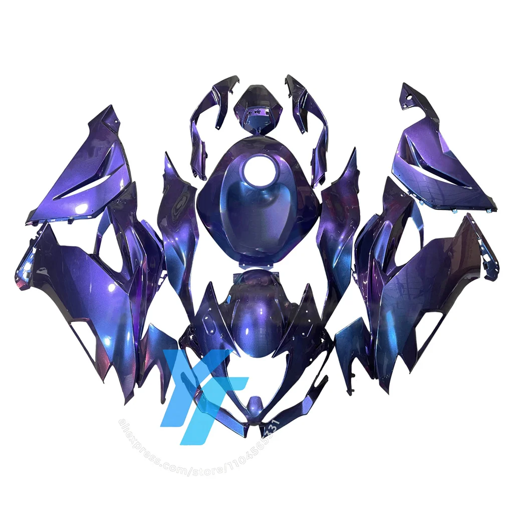 مجموعة القلنسوة هدية لـ KAWASAKI ZX6R 2019-2023 - ABS عالي الكثافة - مقاس 100% - خيارات ألوان متعددة