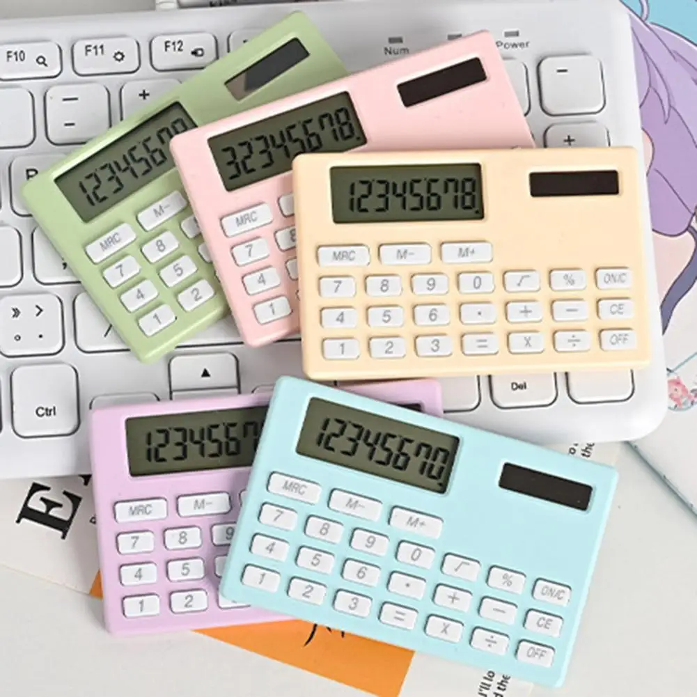 Portable Pocket Calculator 8-digit Large Display Quick Key Response Desktop Work Calculator Office Home Business Calculator