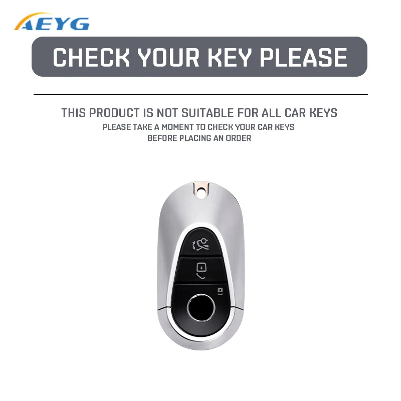 لمرسيدس بنز C E S الفئة GLC W206 W223 W214 E300 C260 C300 S450 S500 S400 ABS غطاء مفتاح السيارة فوب مفتاح ملحقات السلسلة #3