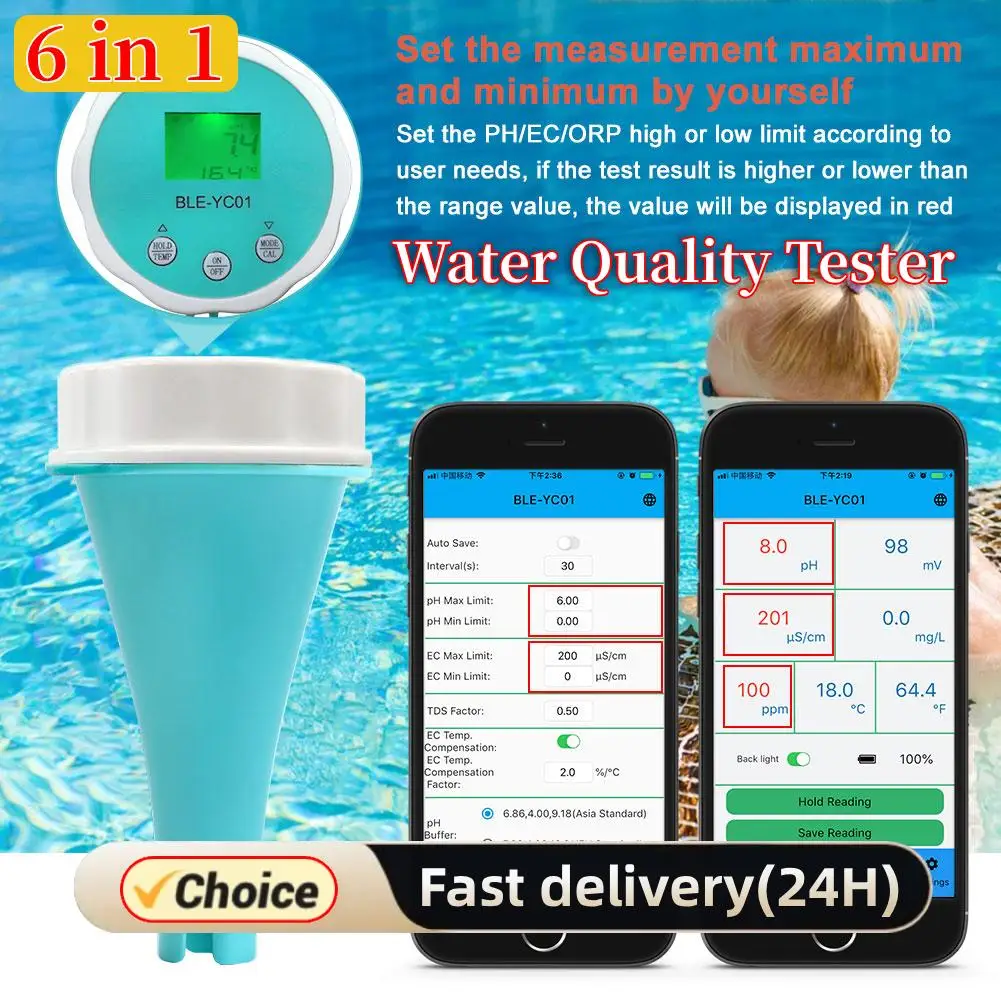 6 In 1 Water Qualit…