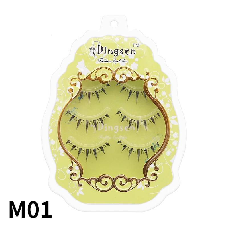 DINGSEN 5 Paar Neue Manga-Wimpern Kosmetik Individuelle Natürliche Wimpern Cosplay Wimpernbüschel Make-up Koreanische Künstliche Wimpern – Detail 19