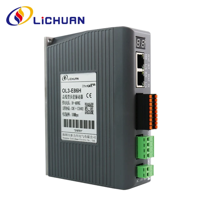 Stepper Driver with EtherCAT Bus Type Stepper Driver OL3-E86H Match for 2Phase Nema34 Closed Loop Stepper Driver