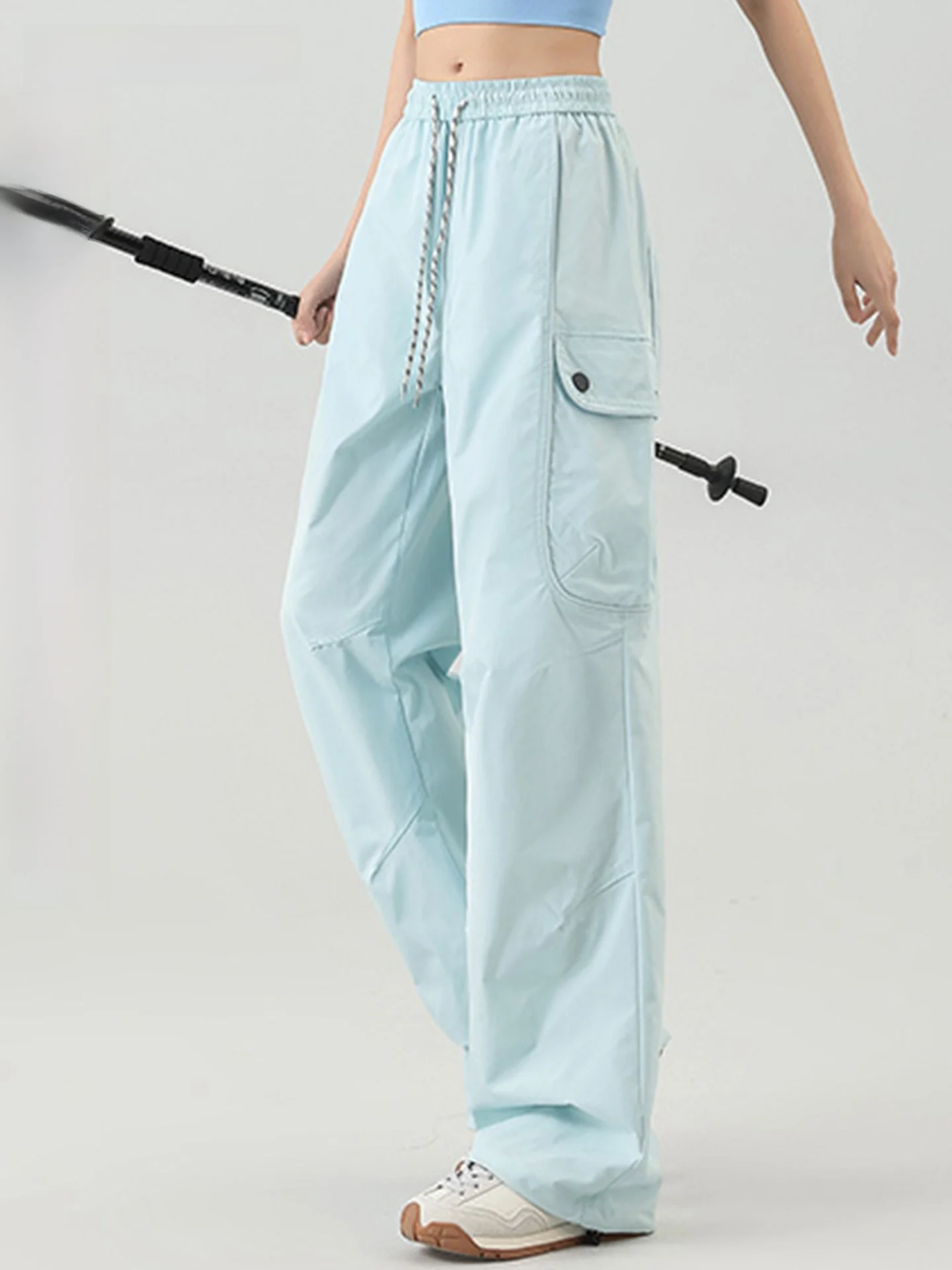 

VIIOW ex 2026 New Sle Hiking Pants Windproof Waterproof Breathable Workwear Wide Leg Qui Dry Sports Trousers