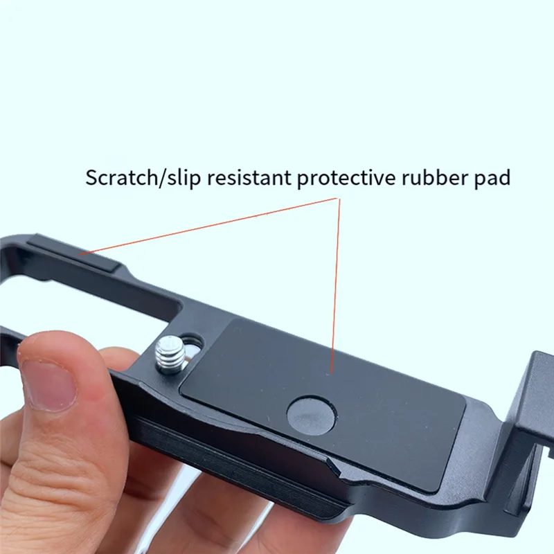 L-образная ручка камеры QWE для камеры Fuji X-100VI, L-образный кронштейн, встроенная быстросъемная пластина, защитный инструмент для фотосъемки