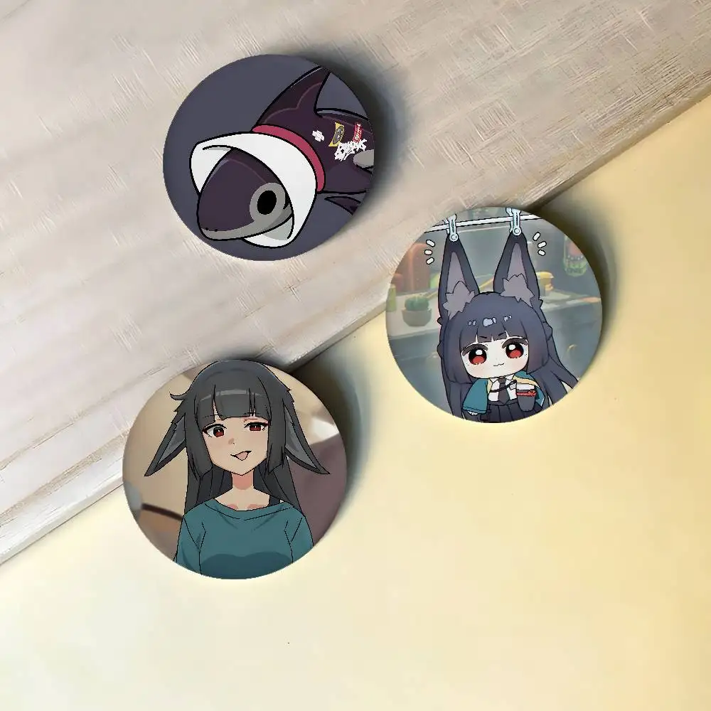 A-Amazing World Of G-Gumball Badges Peripheral Lapel Pins Tinplate Round Brooch For Shoulder Bag Accessories Souvenir Gifts