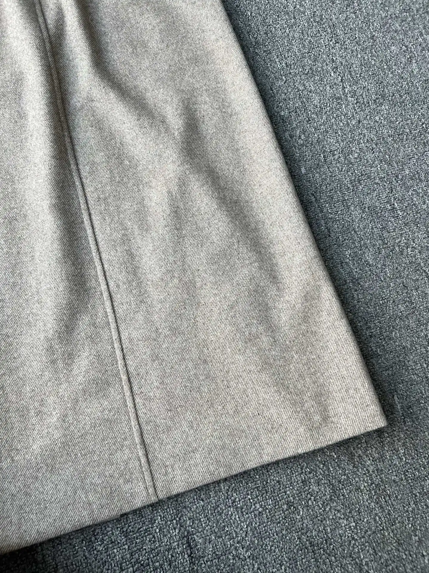 새로운 고품질 패션 레저 출퇴근용 여성용 초가을 울 A라인 스커트