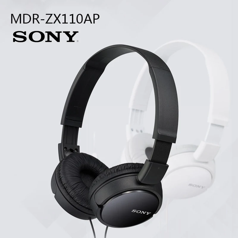 

Sony MDR-ZX110AP Head-mounted Stereo Headphones
