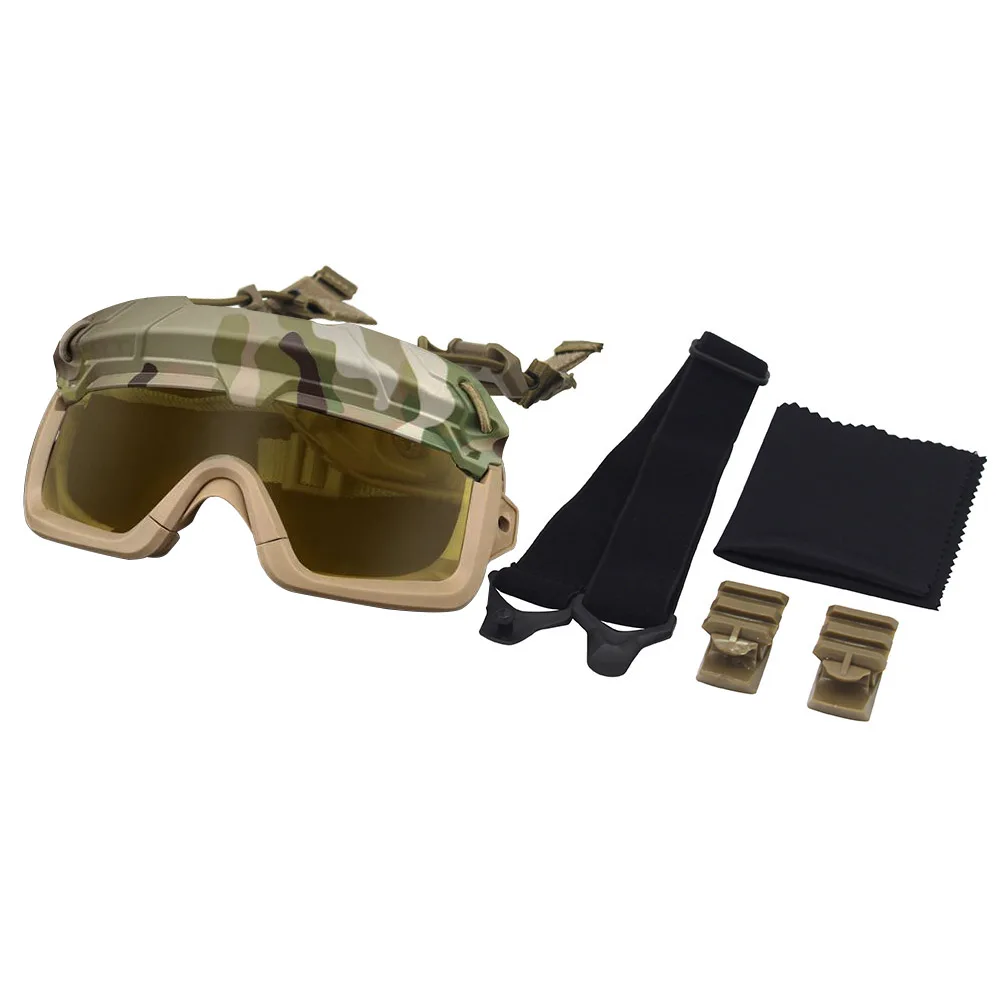 Tactical Airsoft Paintball Helmet Goggles For FAST MICH AF Wendy Helmet Hunting Accessories